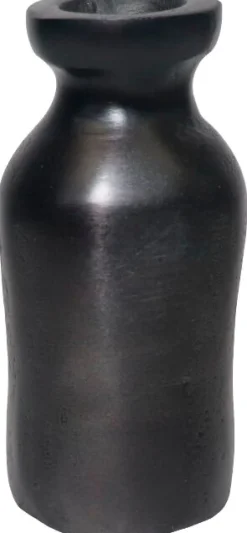 Vaas Duino 5x4x12 cm zwart
