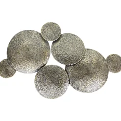 Wanddecoratie Positano metaal antiek goud