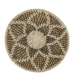 Wandhanger Adornos rond 33 cm bruin