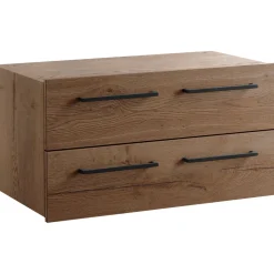 Wandkast Sistema 226x88x45 cm donkerbruin