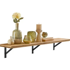 Wandplank Romaro 24x120 cm teak mix rough